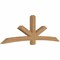 Ekena Millwork Alberta Smooth Timber Gable Bracket, Western Red Cedar, 108"W x 36"H x 5 1/2"D x 5 1/2"F, 8/12 Pitch GBW108X36X0606ALB00SWR - alternate 3